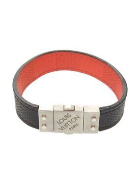 Louis Vuitton Reversible Damier Infini Black Red Bracelet 1228